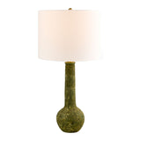 Modern European furniture - Rustic Green Ceramic Table Lamp - www.oroa.com