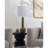 Modern European furniture - Rustic Green Ceramic Table Lamp - www.oroa.com