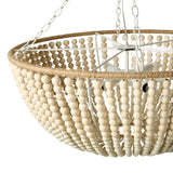 Modern European furniture - Cream Beaded Pendant Lamp - www.oroa.com