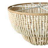 Modern European furniture - Cream Beaded Pendant Light - www.oroa.com