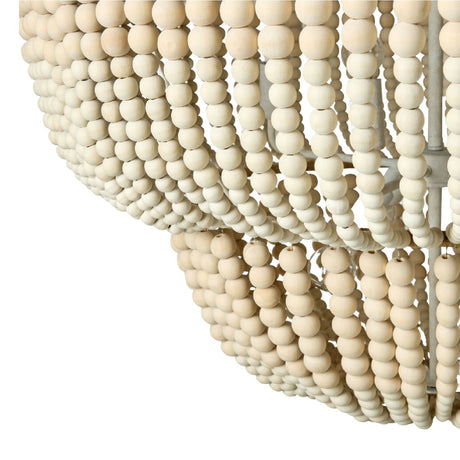 Modern European furniture - Cream Beaded Pendant Light - www.oroa.com