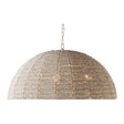 Modern European furniture - Cream Beaded Dome Pendant Light - www.oroa.com
