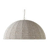 Modern European furniture - Cream Beaded Dome Pendant Light - www.oroa.com