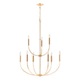 Modern European furniture - Gold 9-Light Chandelier - www.oroa.com