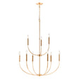 Modern European furniture - Gold 9-Light Chandelier - www.oroa.com