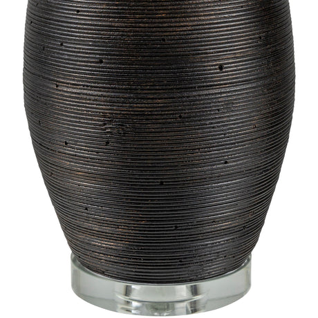 Modern European furniture -  Cement Base Linen Table Lamp - www.oroa.com