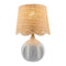 Modern European furniture - Wavy Rattan Accent Table Lamp - www.oroa.com