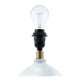 Modern European furniture - Wavy Rattan Accent Table Lamp - www.oroa.com