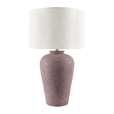 Modern European furniture - Painted Cement Linen Table Lamp - www.oroa.com