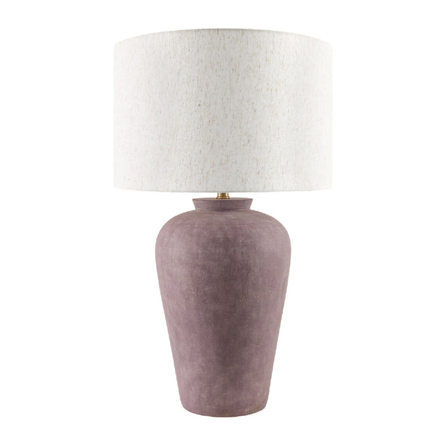 Modern European furniture - Painted Cement Linen Table Lamp - www.oroa.com