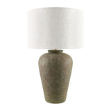 Modern European furniture - Painted Cement Linen Table Lamp - www.oroa.com