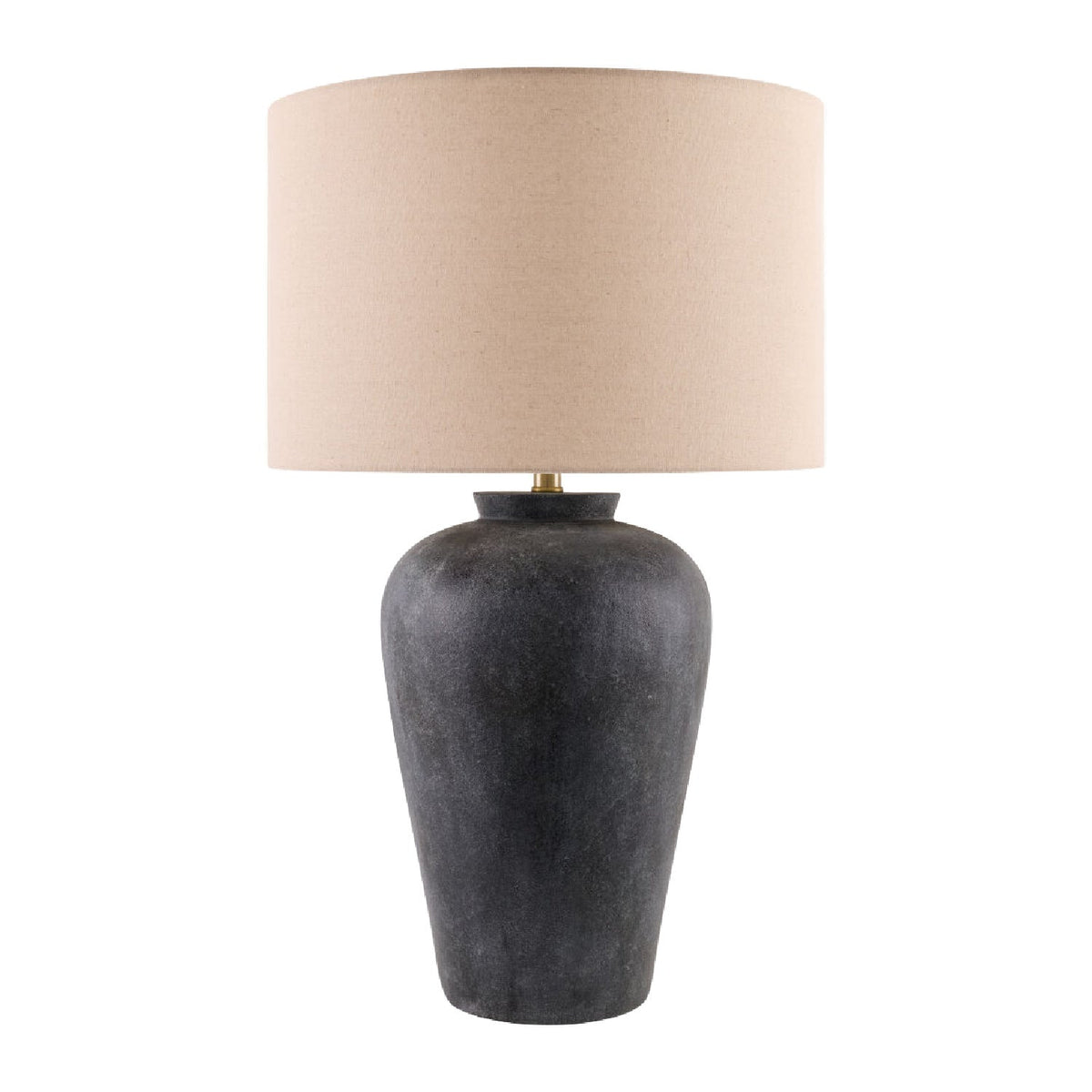 Modern European furniture - Painted Cement Linen Table Lamp - www.oroa.com