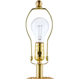 Modern European furniture - Round Rattan Base Table Lamp - www.oroa.com