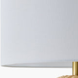 Modern European furniture - Round Rattan Base Table Lamp - www.oroa.com