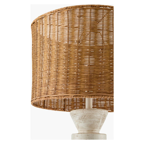 Modern European furniture - White Stacked Base Floor Lamp - www.oroa.com