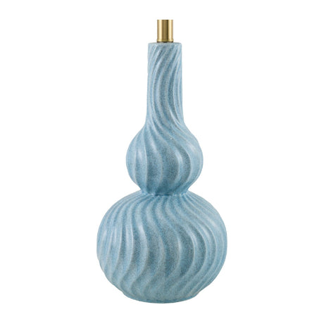 Blue Ceramic Accent Table Lamp | Kuda Home Baska