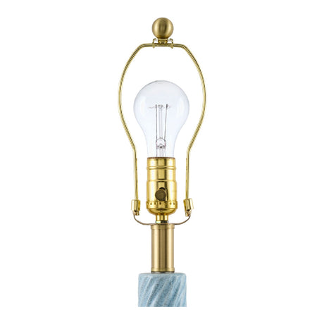 Blue Ceramic Accent Table Lamp | Kuda Home Baska