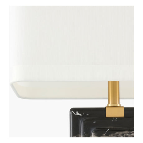 Modern European furniture - Black Marble Accent Table Lamp - www.oroa.com