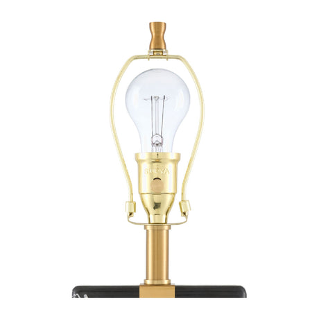 Modern European furniture - Black Marble Accent Table Lamp - www.oroa.com
