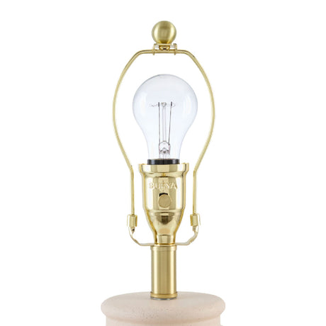 Modern European furniture - Brown Pleated Linen Table Lamp - www.oroa.com