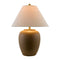 Modern European furniture - Ceramic Beige Linen Table Lamp - www.oroa.com