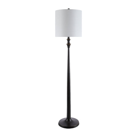 Modern European furniture - Linen Drum Shade Floor Lamp - www.oroa.com