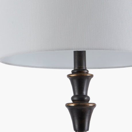 Modern European furniture - Linen Drum Shade Floor Lamp - www.oroa.com
