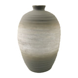 Modern furniture - Gray Glazed Ceramic Vase - www.oroa.com