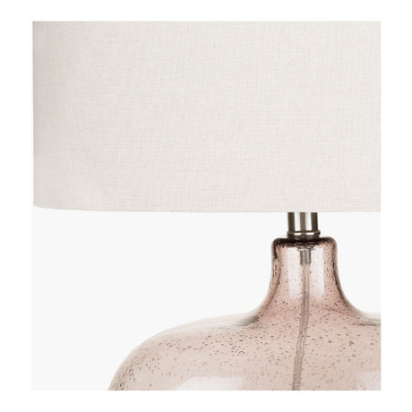 Modern European furniture - Gray Clear Glass Table Lamp - www.oroa.com