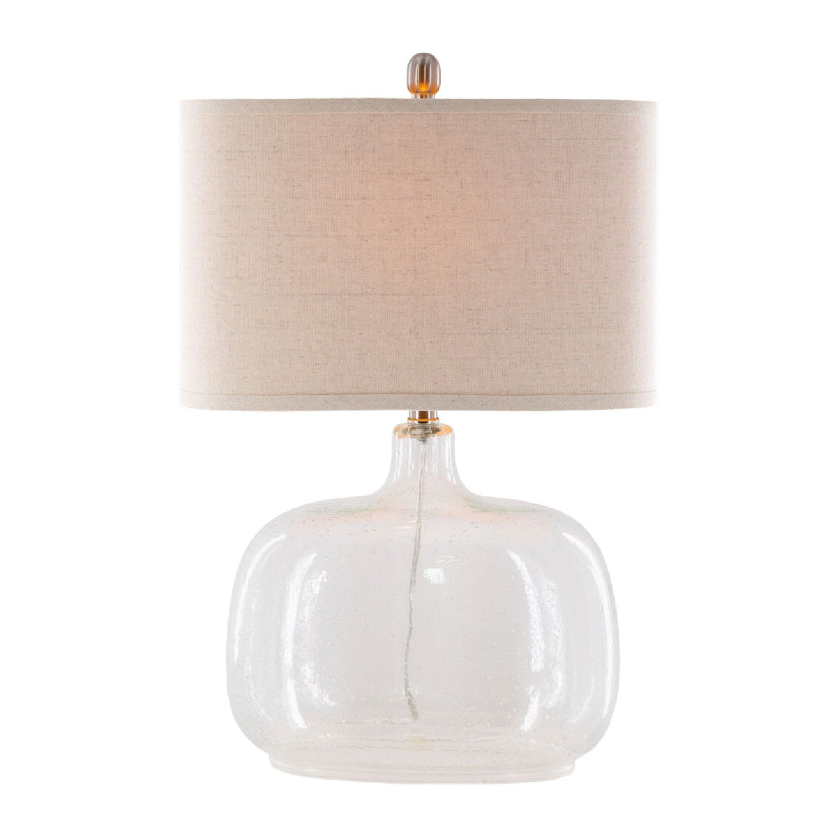 Modern European furniture - Clear Glass Table Lamp - www.oroa.com