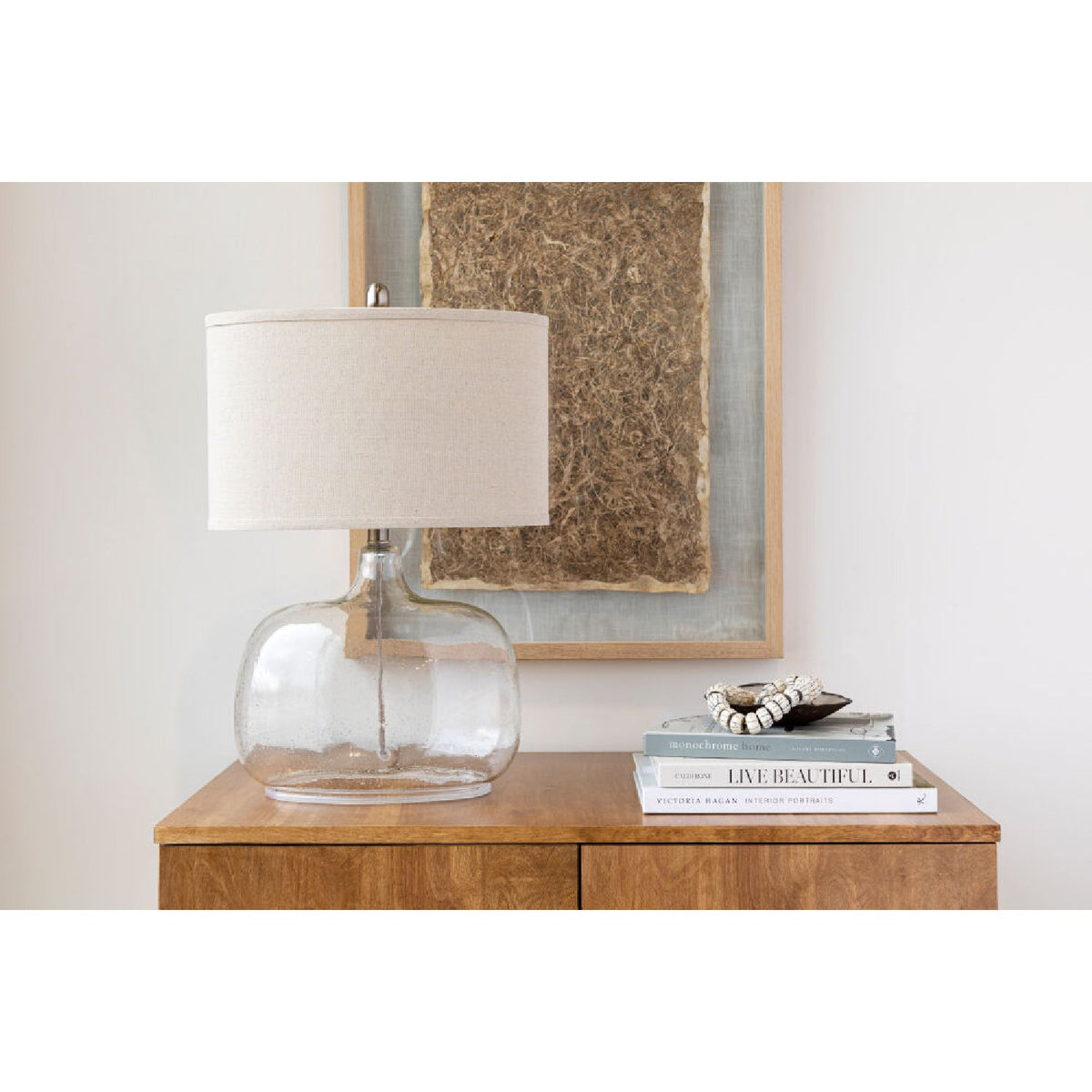 Modern European furniture - Clear Glass Table Lamp - www.oroa.com