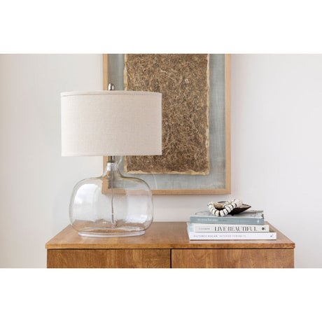 Modern European furniture - Clear Glass Table Lamp - www.oroa.com