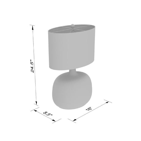 Modern European furniture - Clear Glass Table Lamp - www.oroa.com