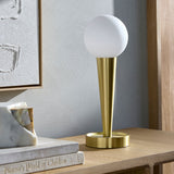 Modern European furniture -  Conical Metal Accent Table Lamp - www.oroa.com