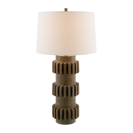 Modern European furniture - Modern Carved Accent Table Lamp - www.oroa.com