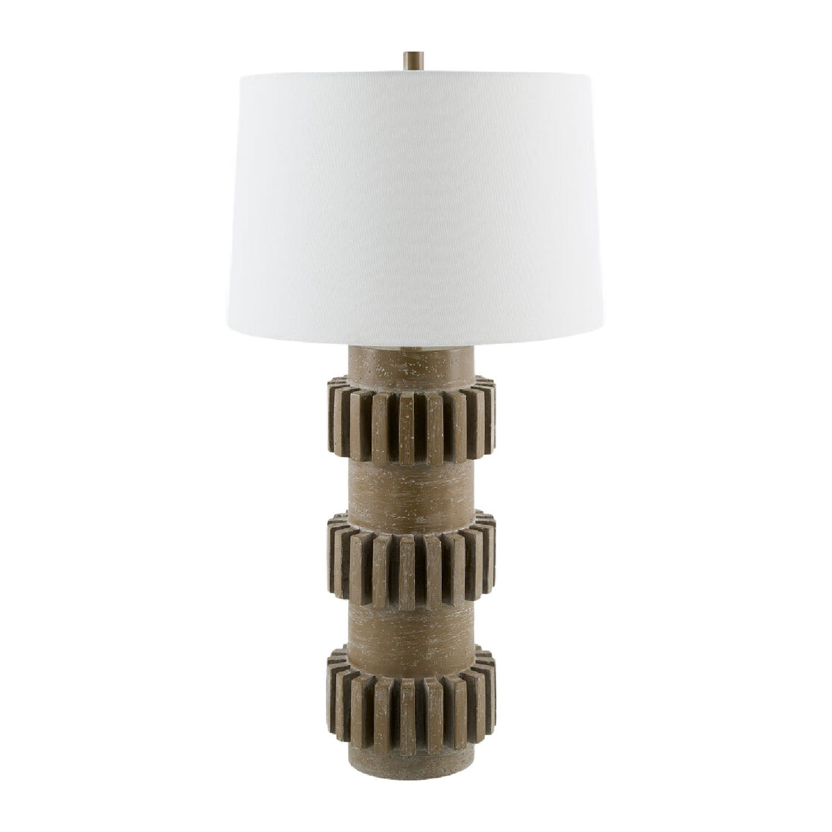 Modern European furniture - Modern Carved Accent Table Lamp - www.oroa.com
