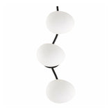Modern European furniture - 3-Light White Glass Wall Lamp - www.oroa.com