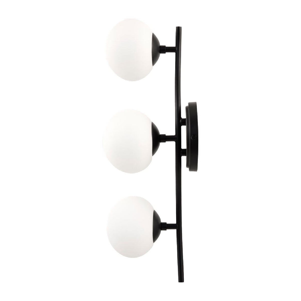 Modern European furniture - 3-Light White Glass Wall Lamp - www.oroa.com