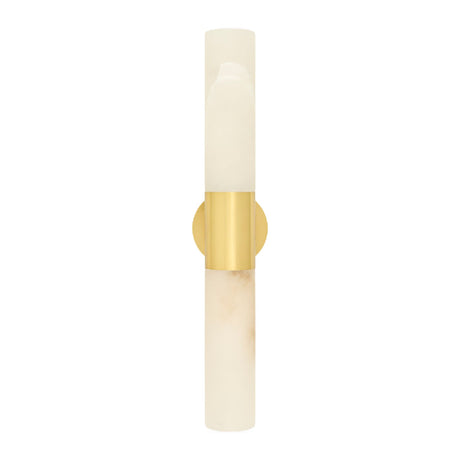 Modern European furniture - White Stone Tube Wall Lamp - www.oroa.com