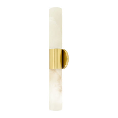 Modern European furniture - White Stone Tube Wall Lamp - www.oroa.com