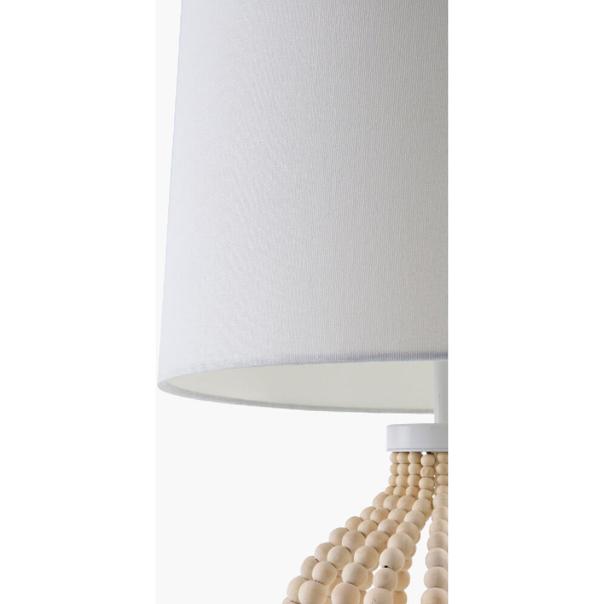 Modern European furniture - Wooden Beads Accent Table Lamp - www.oroa.com