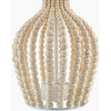 Modern European furniture - Wooden Beads Accent Table Lamp - www.oroa.com