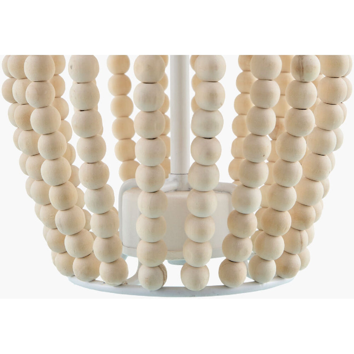 Modern European furniture - Wooden Beads Accent Table Lamp - www.oroa.com