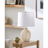 Modern European furniture - Wooden Beads Accent Table Lamp - www.oroa.com