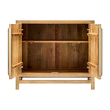 Modern furniture - Mango Wood 2-Door Cabinet - www.oroa.com