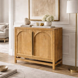 Modern furniture - Mango Wood 2-Door Cabinet - www.oroa.com