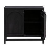 Modern furniture - Mango Wood 2-Door Cabinet - www.oroa.com