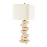 Modern European furniture - Organic Marble Stacked Table Lamp - www.oroa.com