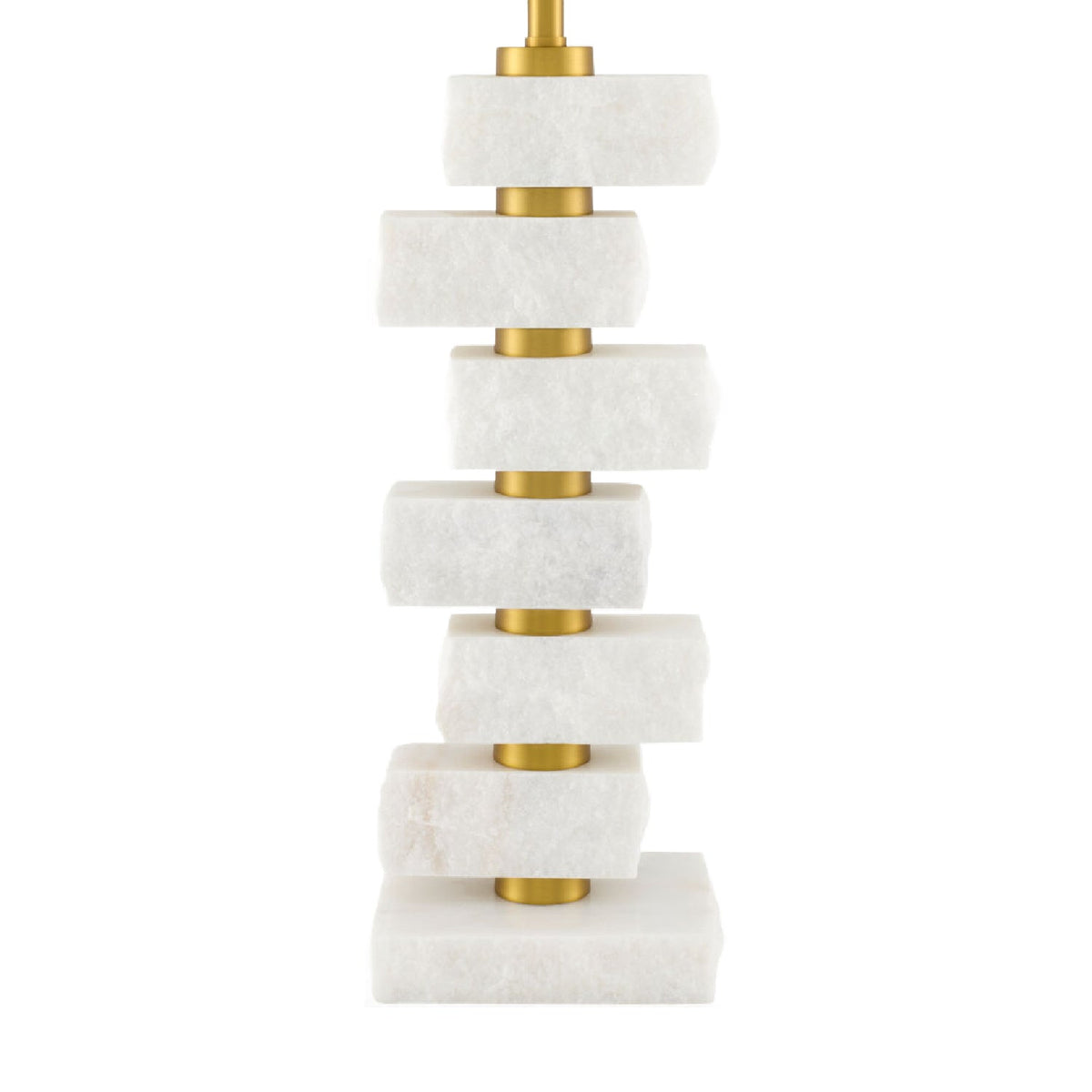 Modern European furniture - Organic Marble Stacked Table Lamp - www.oroa.com