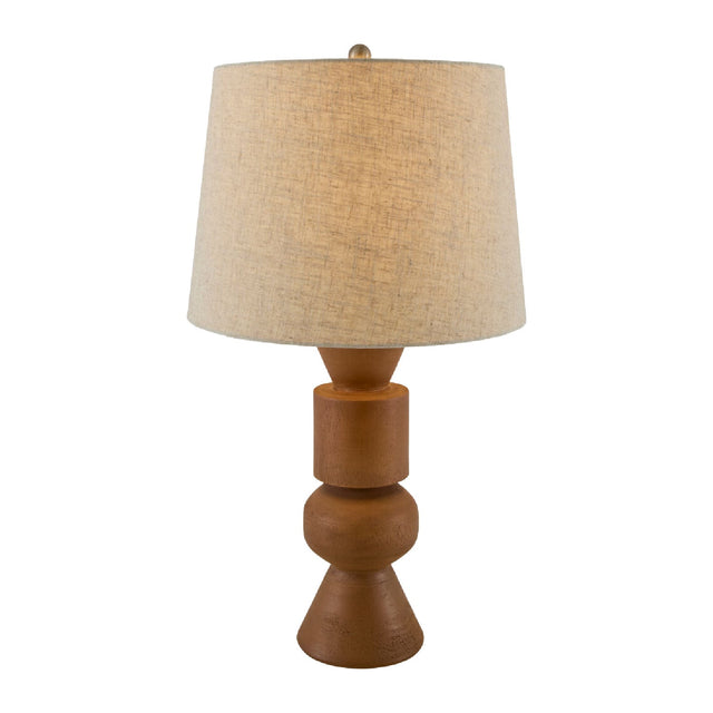 Modern European furniture - Brown Geometrical Accent Table Lamp - www.oroa.com